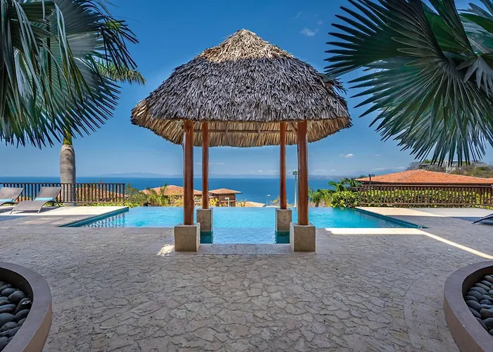 Ocean-view Costa Rica Villa, Balcony & Pool Playa Ocotal